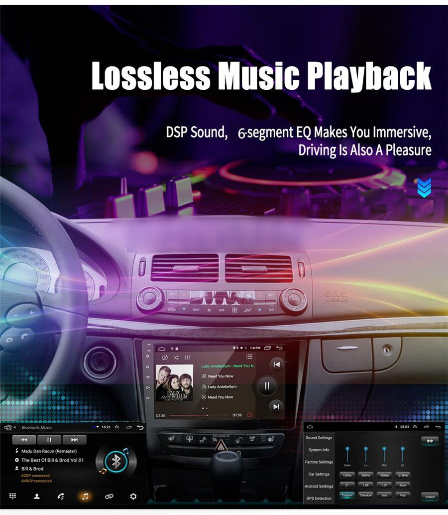 9in Car Stereo Radio Navi WiFi RDS Fit For Mercedes-Benz G-Class W463 2001-2008