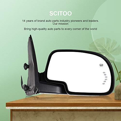 Compatible fit for Pair Set Door Mirrors 2003-2006 For GMC Yukon For Chevy