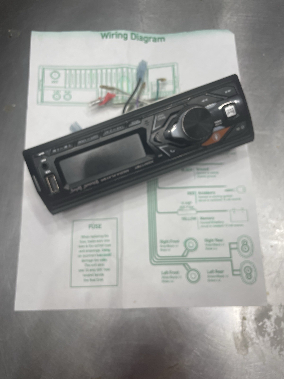 Dual XDM17BT Multimedia Car Receiver Bluetooth Stereo USB pre-owned