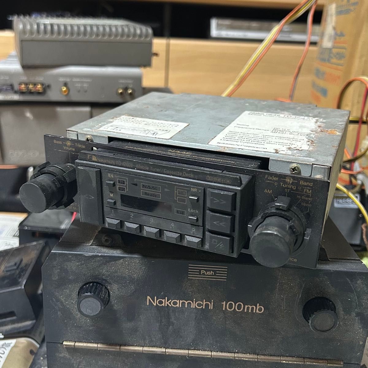 Nakamichi TD-1200 II Car Cassette Deck w/ Tuner Security Passkey AS-IS DDU Japan