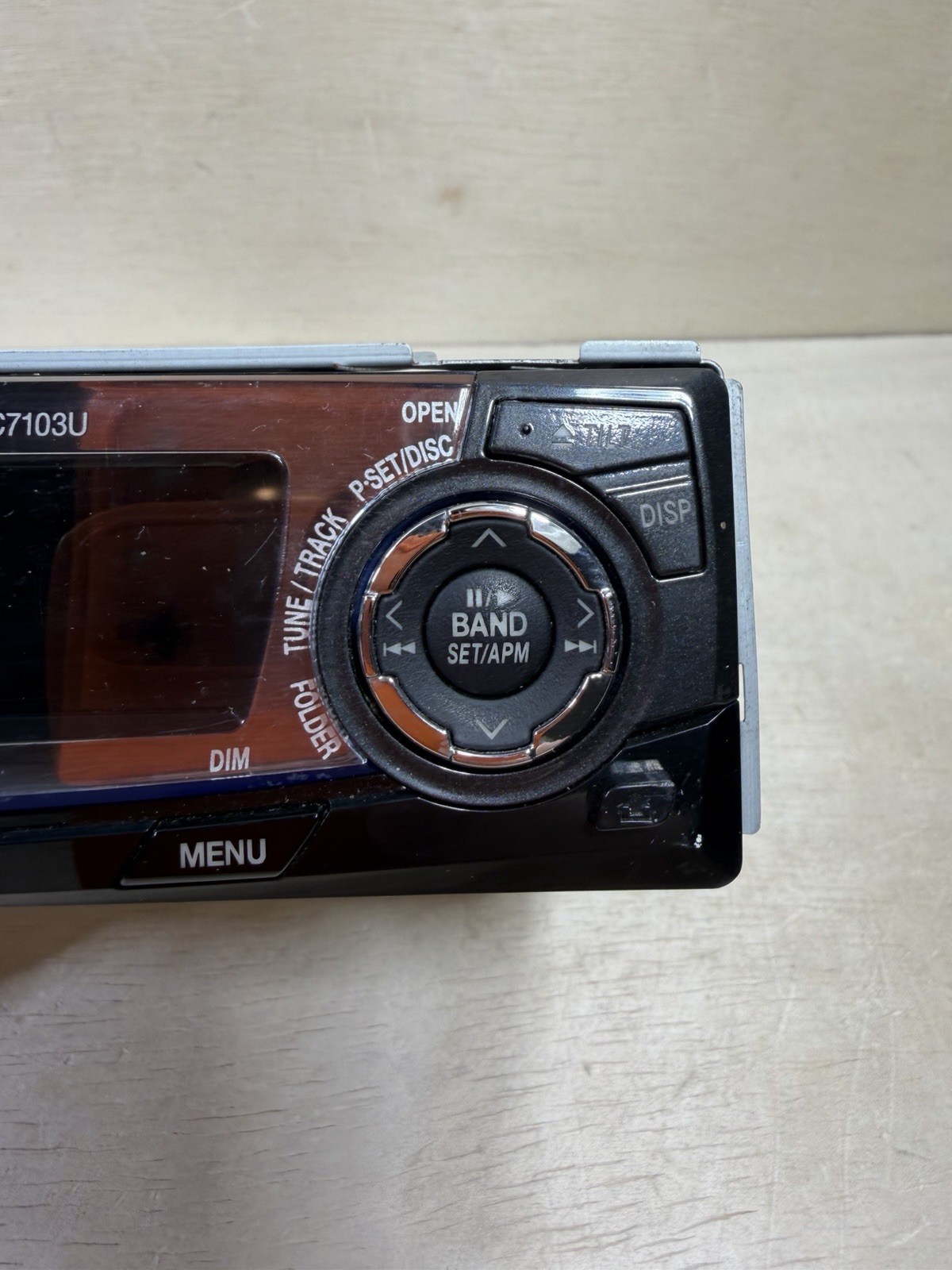 🔥RARE Panisonic CQ C7103U car stereo deck Race Cars On 3D Matrix Display 50×4