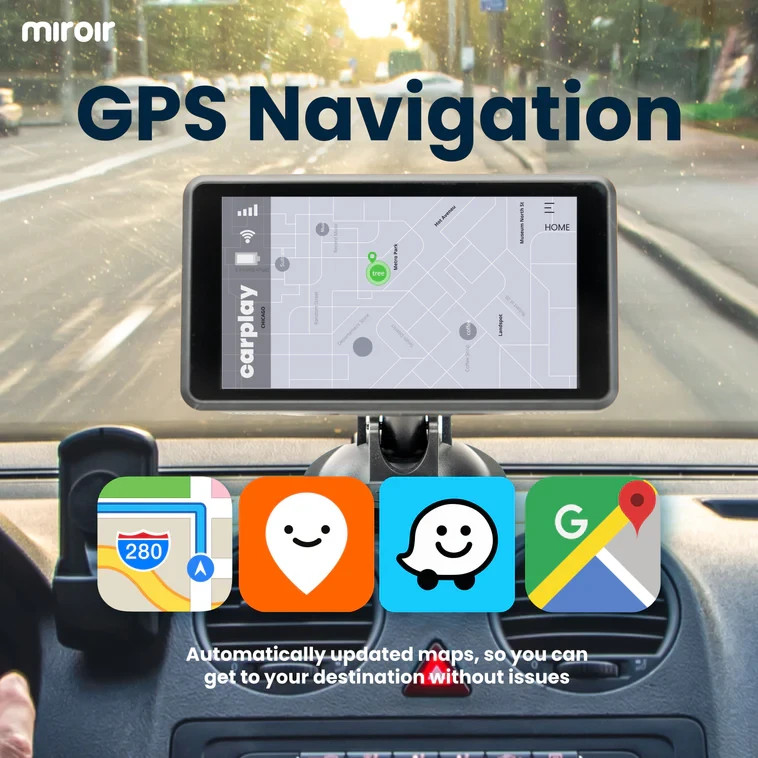 Drivvplay M1003-7 portable Wireless Carplay and Android Auto Display | 7″