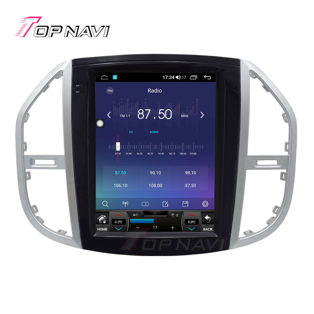 for Benz Vito 2013-2017 Androind 14.0 Car Stereo Radio GPS Navi 4G WIFI RDS BT