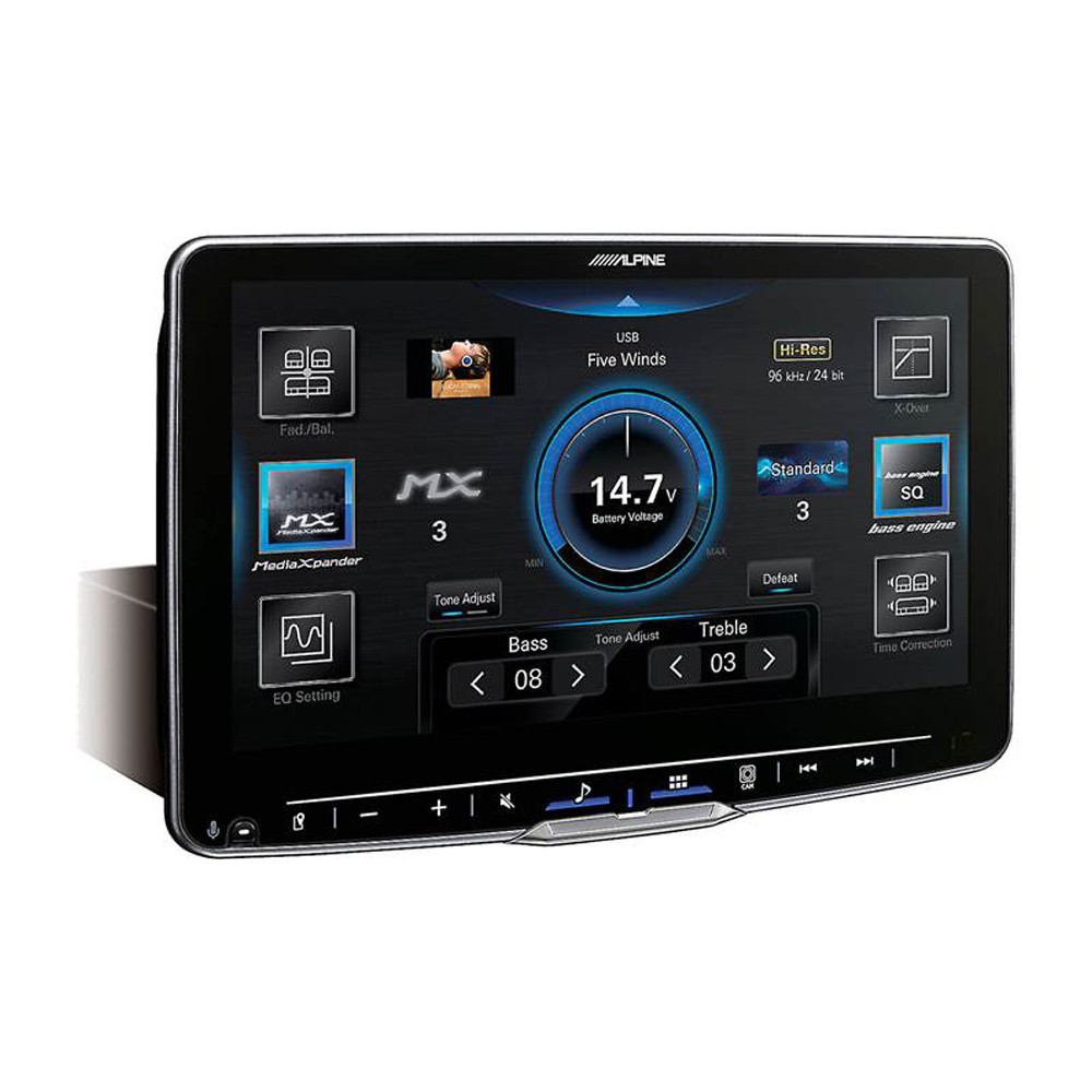 Open Box Alpine ILX-F509 9″ Digital Multimedia w/ Apple CarPlay & Android Auto