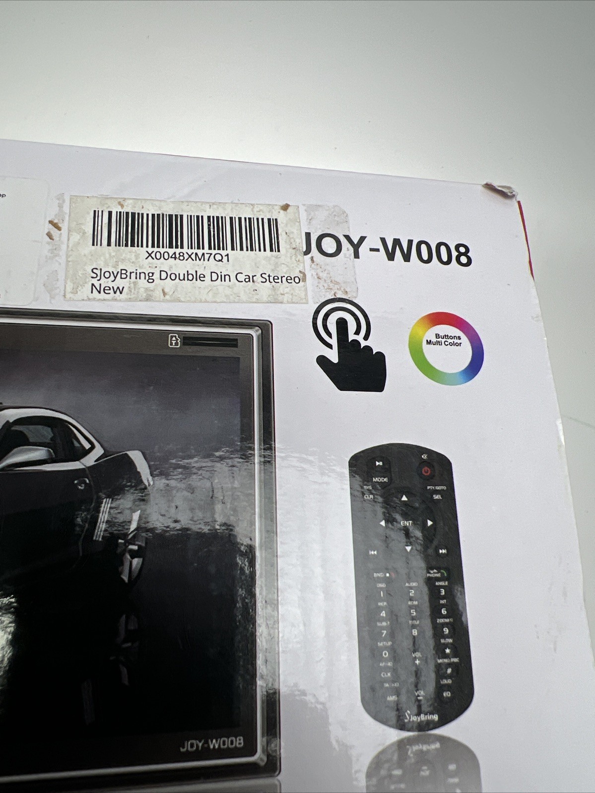 SJoyBring Wireless Double Din Car Stereo with CarPlay, Chipped Read Description