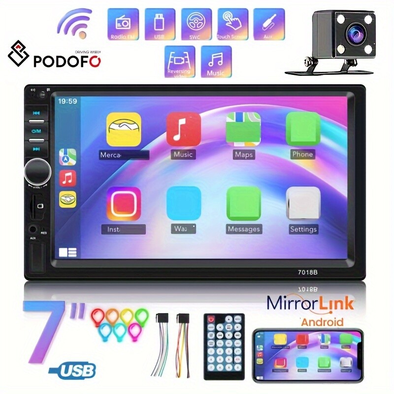 Universal 2 Din Car Radio 7" Autoradio Multimedia Player Car Stereo MP5