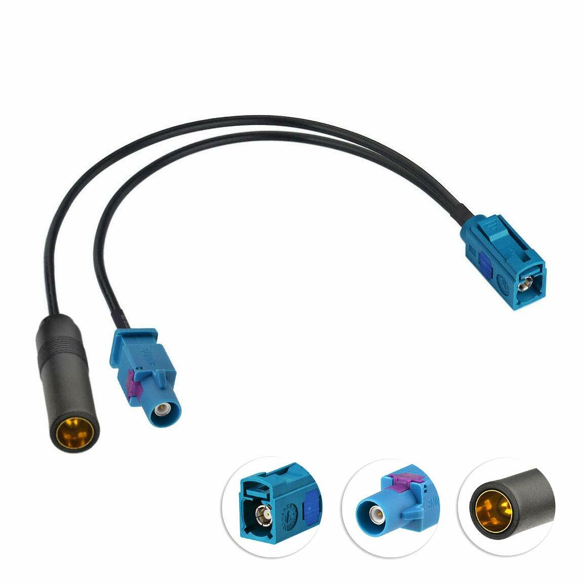 Antenna Adapter for Car Stereo Audio HD Radio Head Unit CD Media Player Receiver