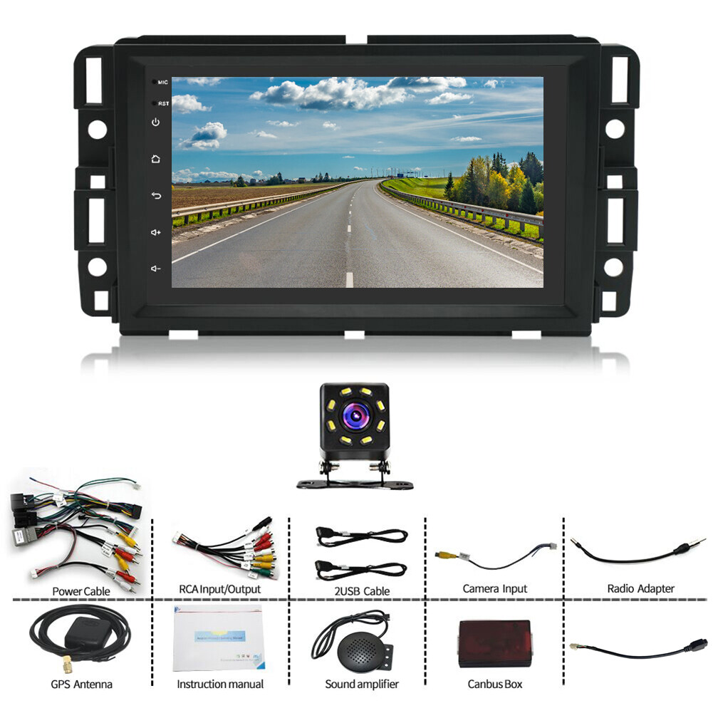 7 inch Android 12 Double 2DIN Car Radio Stereo CarPlay GPS BT 2+32GB For Chevy