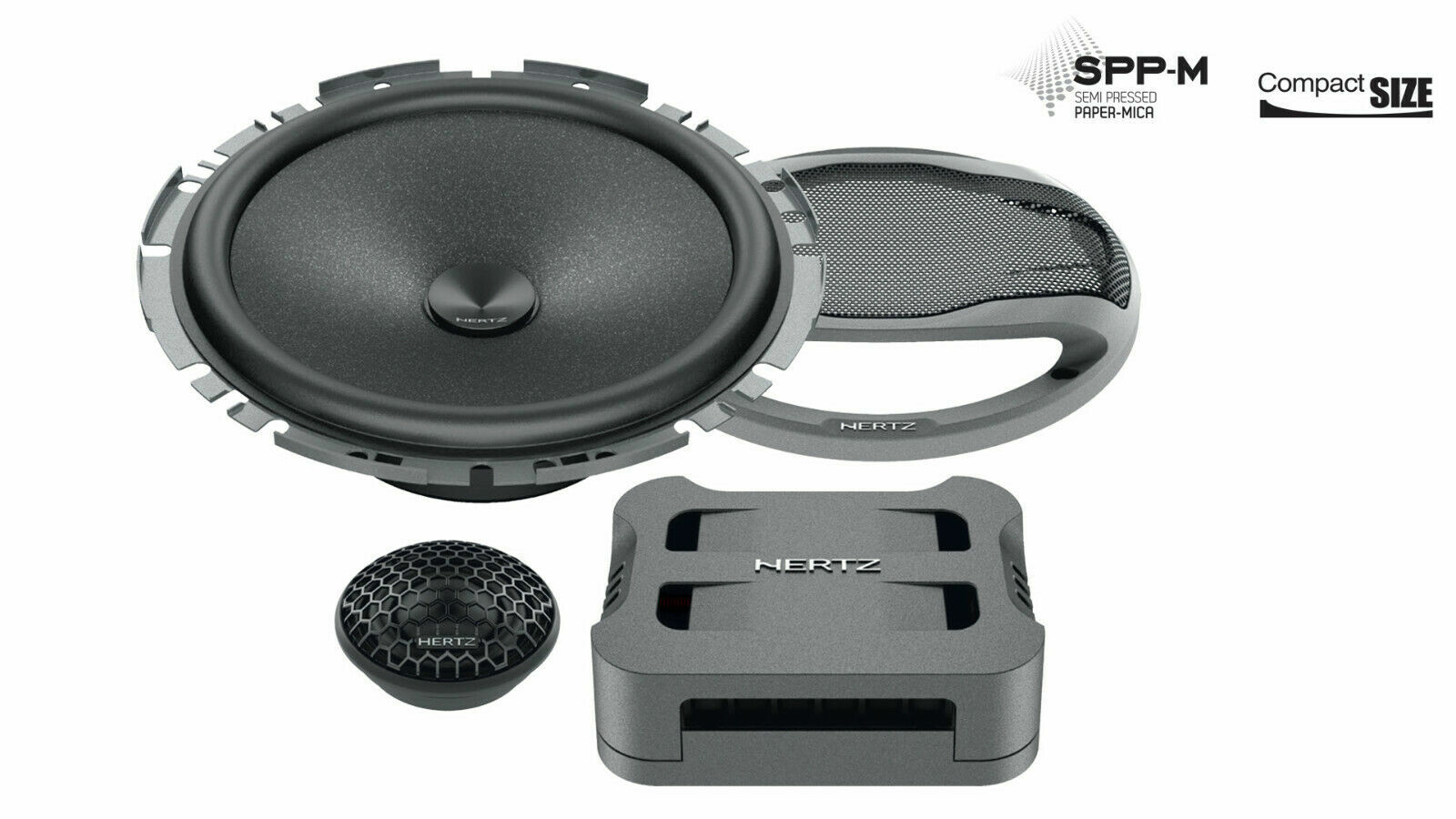 HERTZ CK165F CENTO 6.5″ 270W SHALLOW COMPONENT SPEAKERS TWEETERS CROSSOVERS NEW