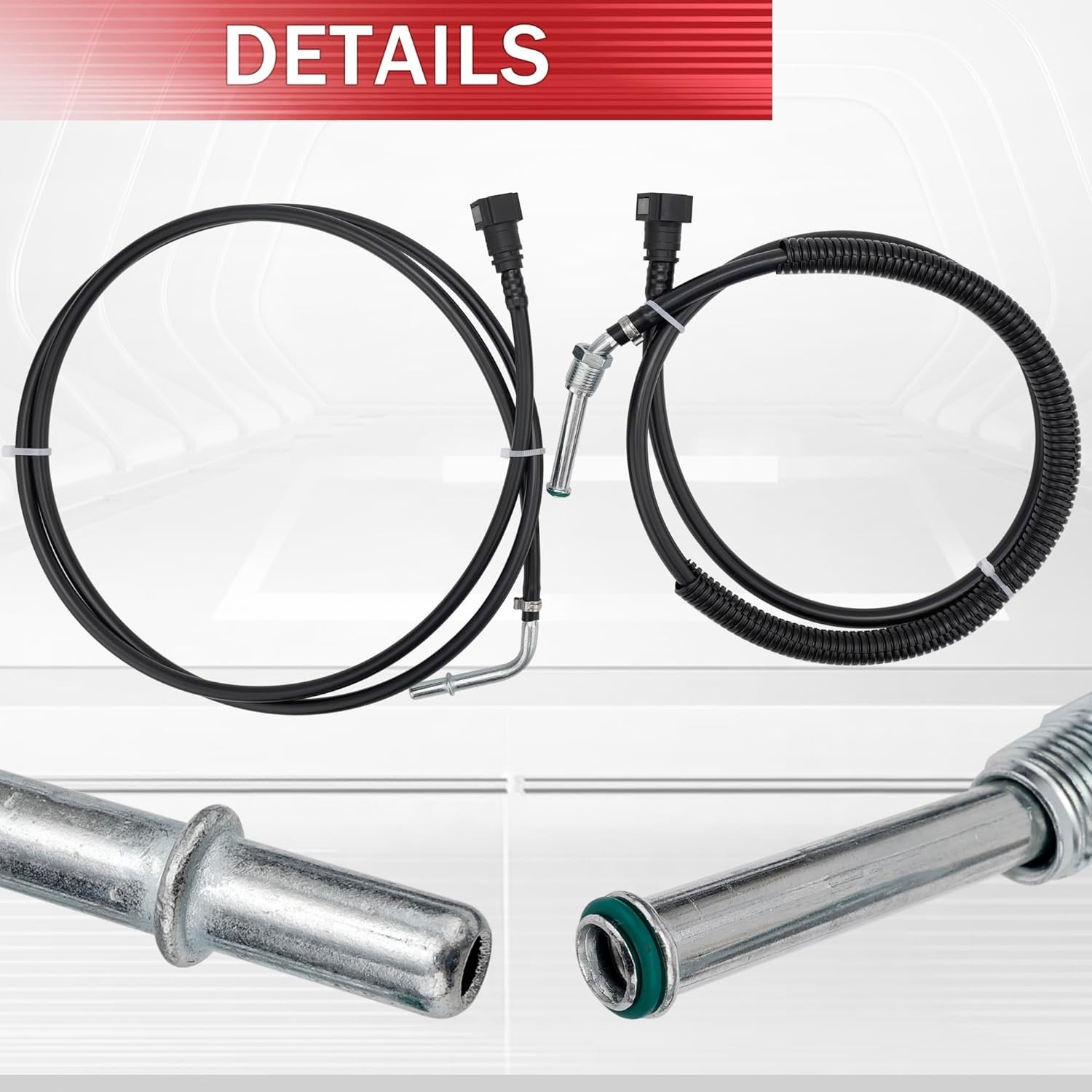 FL-FG0810 Fuel Lines Kit Nylon Compatible with GMC Yukon 2002-2004, Fit for
