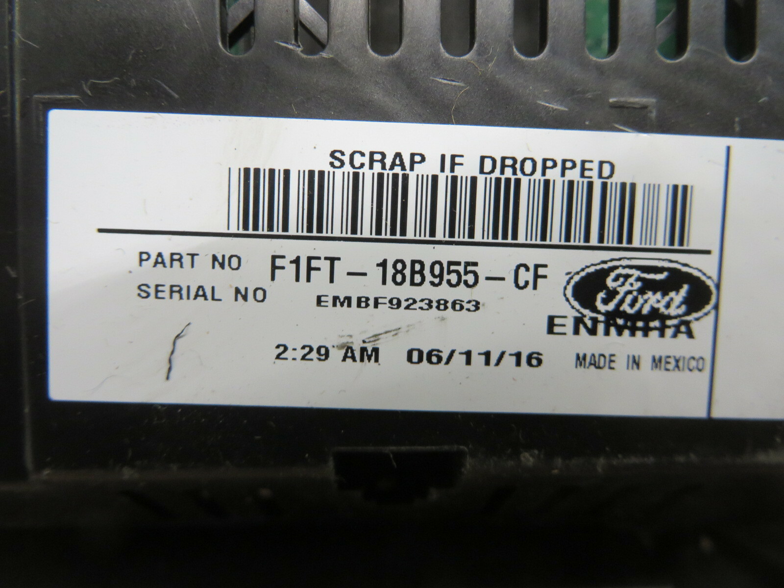 FORD FOCUS ESCAPE 15 16 17 DISPLAY TOUCH SCREEN FACTORY DASH UNIT # FIFT18B955CF