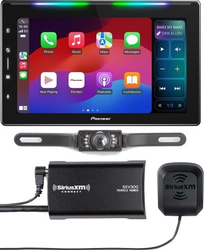 DMH-WT6000NEX 10.1 inch Android Auto CarPlay + SiriusXM Satellite SXV300V1 + Cam