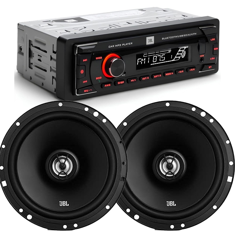 JBL CELEBRITY 100 Bluetooth FM Car Stereo | Stage1621 6.5″ Coaxial Car Speakers