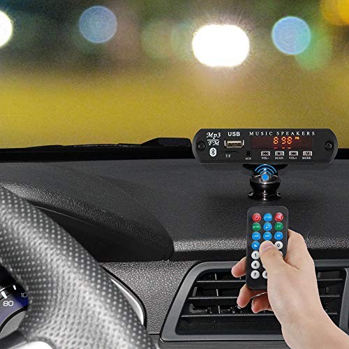 Bluetooth Audio Receiver FM Radio,MP3 Digital Player,LED 4-Digital Display,SD