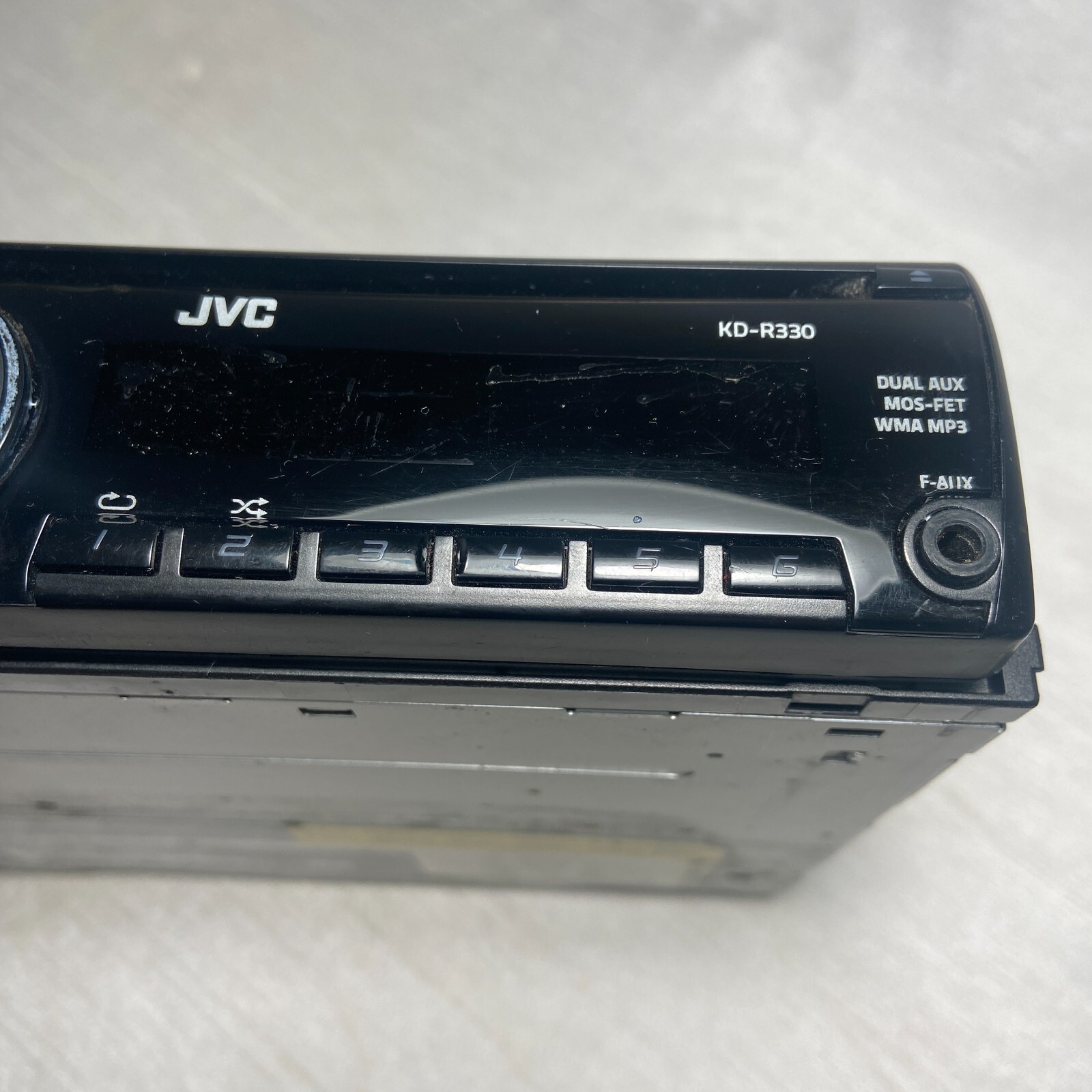JVC KD-R330 Detachable Face CD Receiver AM/FM 50Wx4 Car Stereo Untested