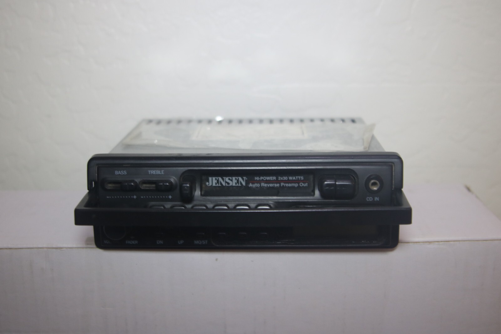 Jensen Pull Out Cassette Car Stereo Headunit Vintage 1980s-1990s