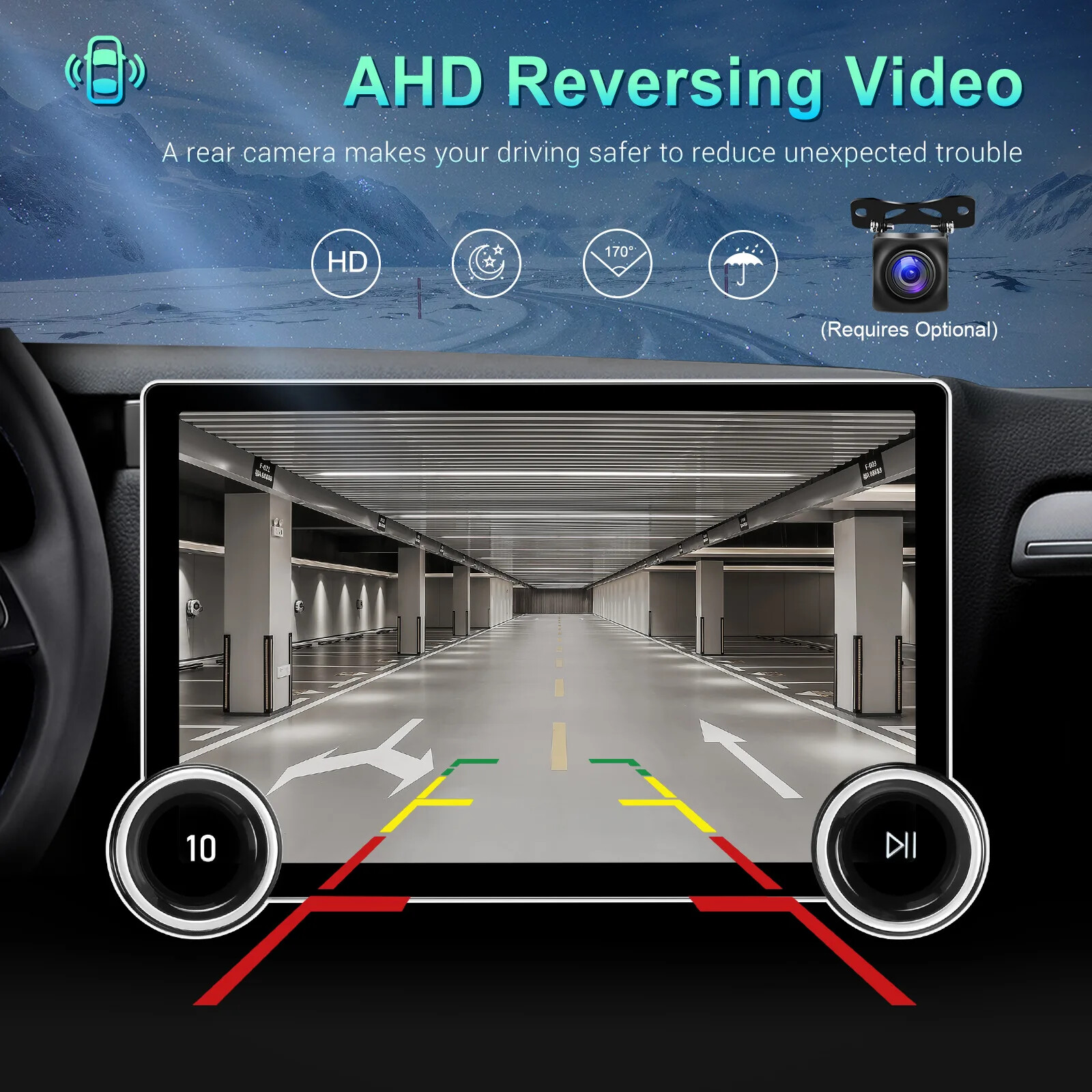 10.1 Inch Double-knob DSP RDS Car Play Radio Stereo DVD Multimedia Player