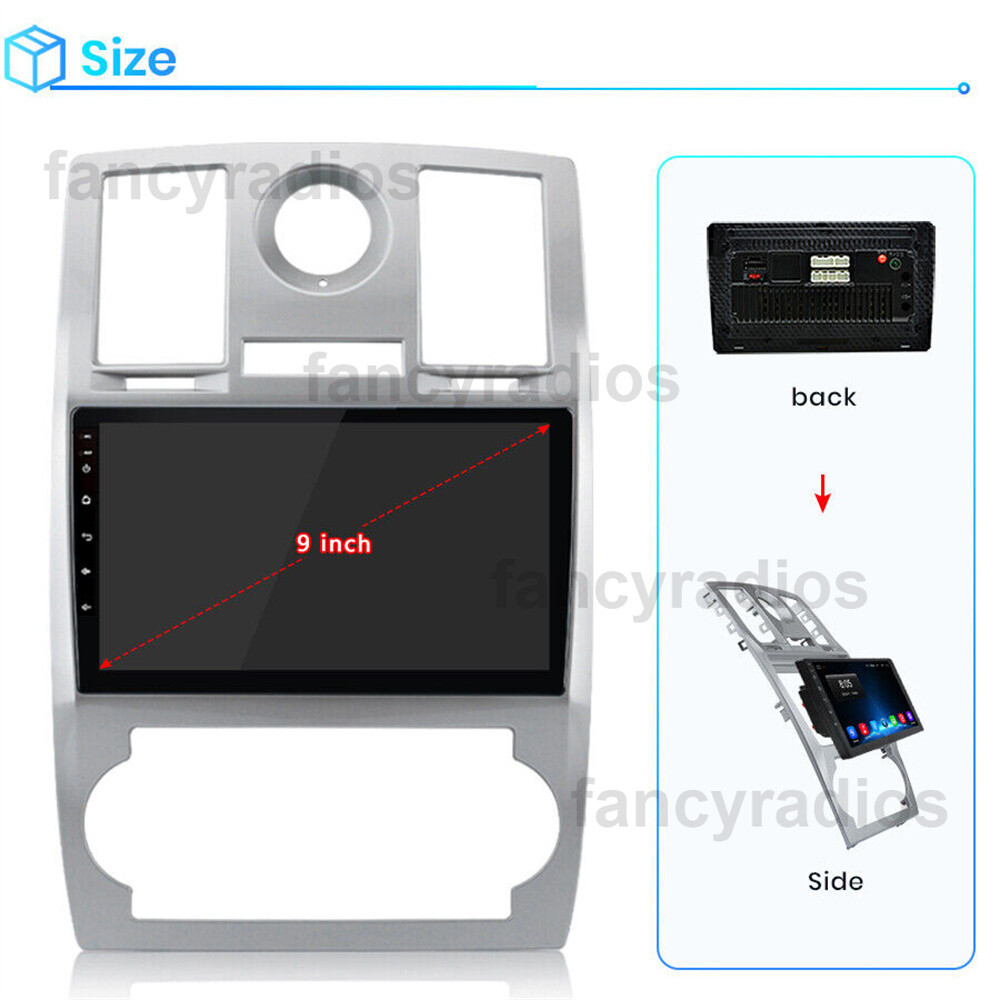 For Chrysler 300C 2004-2008 Android 11 2Din GPS Navi Radio Car Stereo CarPlay