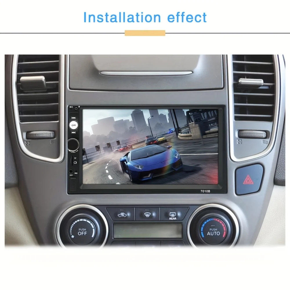 2Din for Mobile phone 7” Car MP5 Multimedia Player Rearview Camera BT FM TF USB