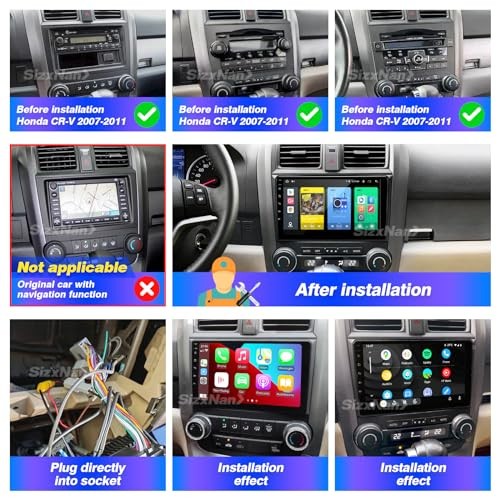 forHONDA CRV 2007 2008 2009 2010 2011 Android Touch Screen Compatible 2+32GB