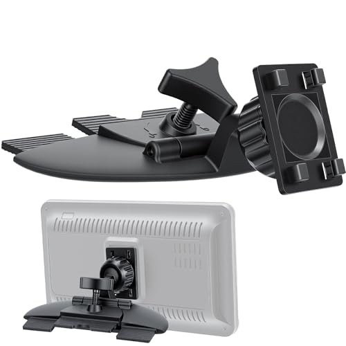 CD Slot Mount for CarPlay Screen – Heavy-Duty 360° Rotation 4-Tab Bracket Mount