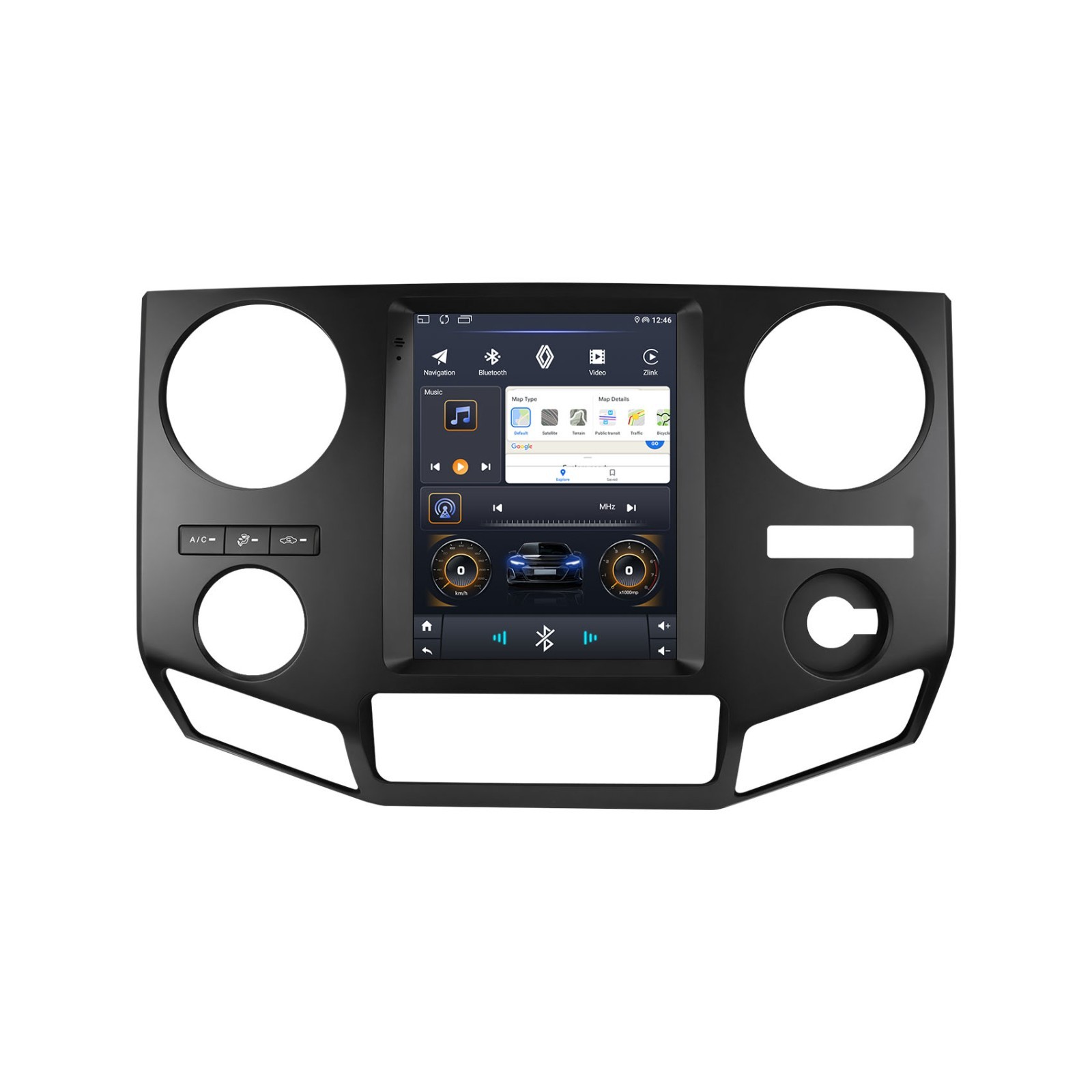 32G CarPlay 9.7” For 2009-12 Ford F-250 F-350 Super Duty Android14 Radio Stereo