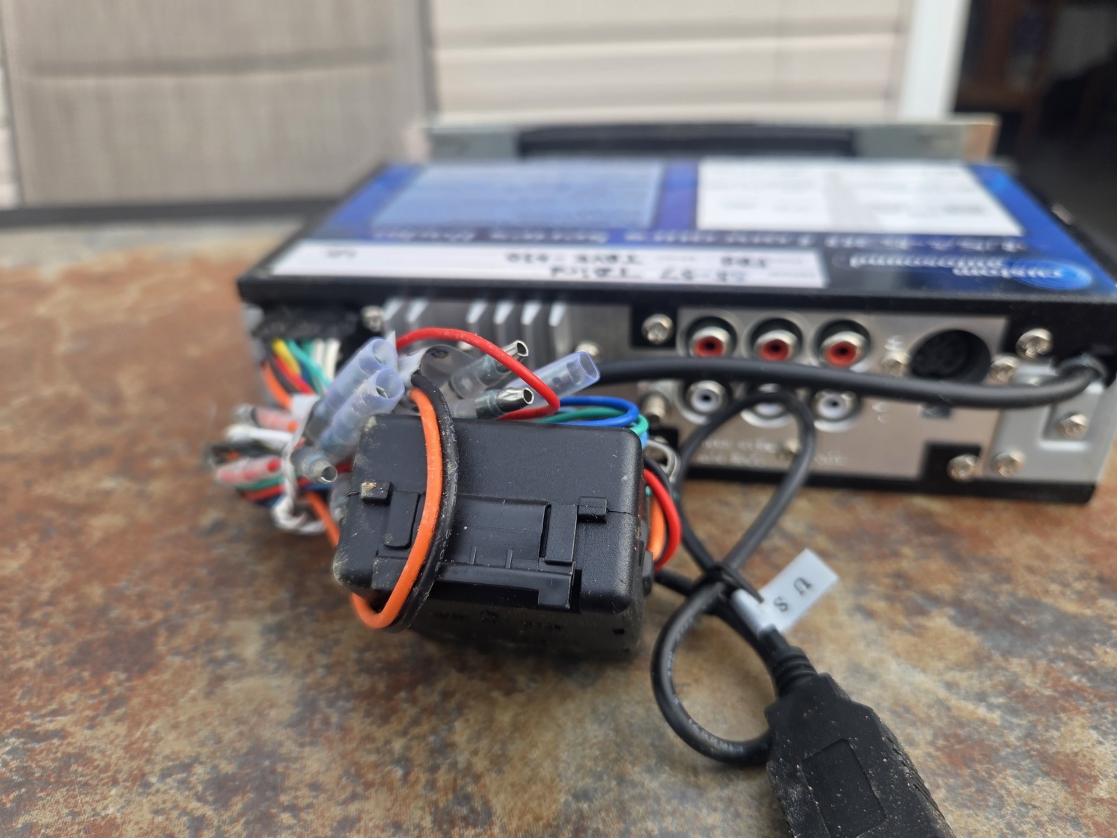 Custom Auto Sound Modelt bve-630 Radio And Cd Player For 55 To 57 Ford Tbird