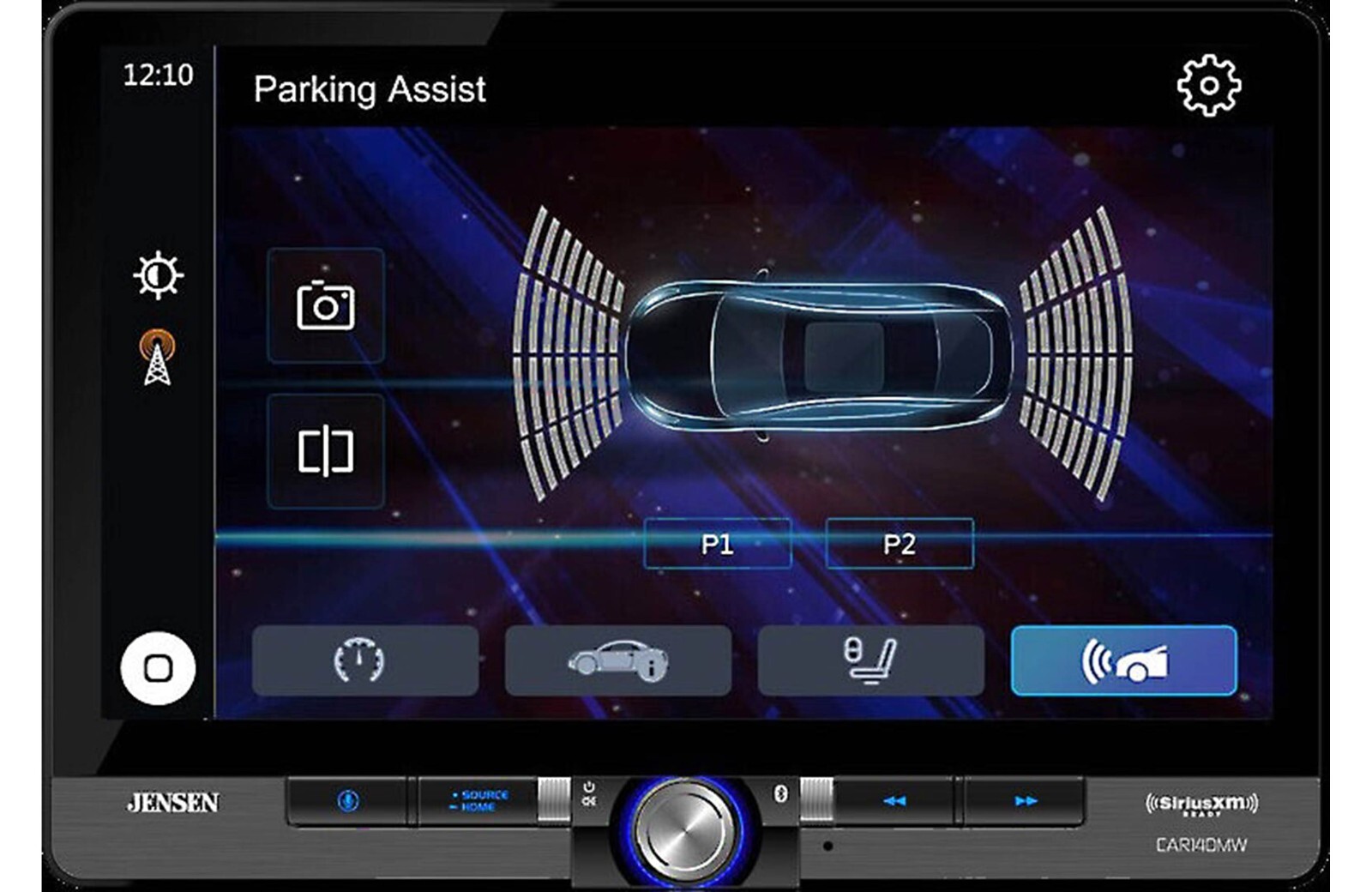 Jensen CAR140MW 10.1 Inch Floating touchscreen Digital multimedia receiver