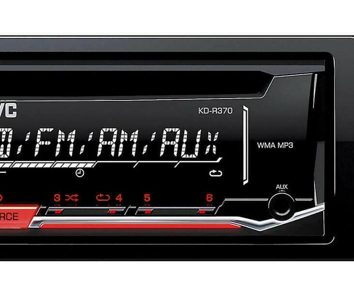JVC KD-R370 Car Stereo CD MP3 WMA Player 3.5mm Aux In AM FM Radio Receiver 50Wx4