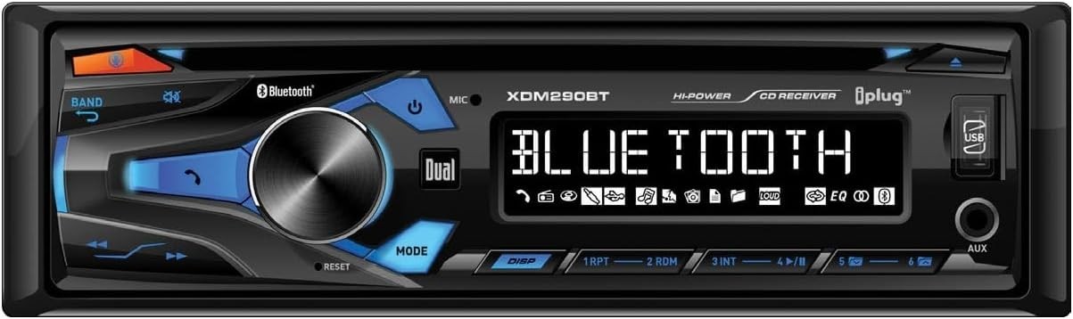 QFX FX-181 Bluetooth Car Audio Stereo Receiver AM/FM Receiver-In Dash MP3 Player