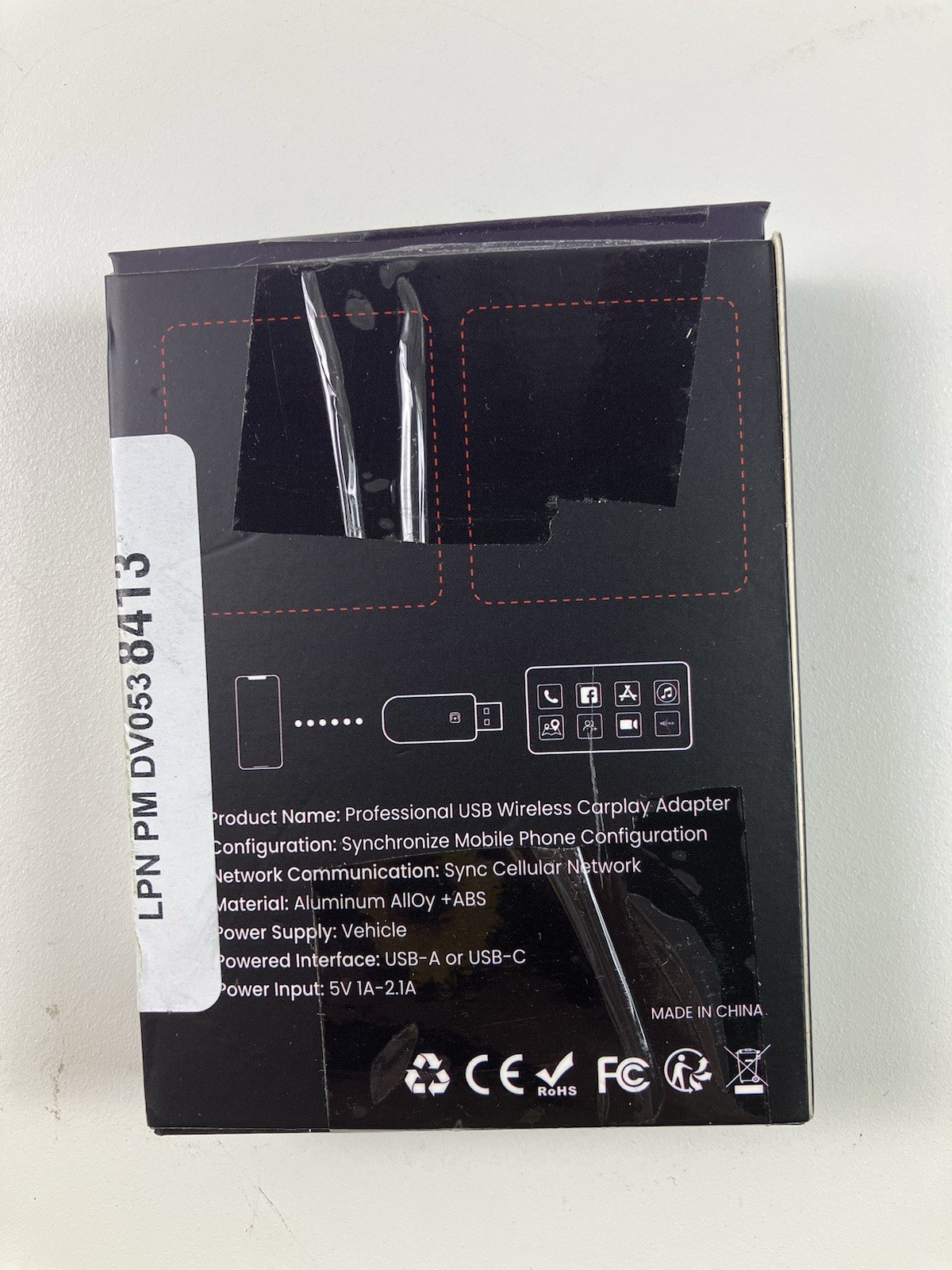 Amzfeel Wireless CarPlay Adapter Mini Edition Converts Wired to Wireless CarPlay