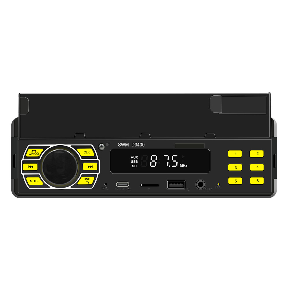 Car Radio Stereo Bluetooth AUX-In MP3 Player Stereo Digital Audio Positioner USB