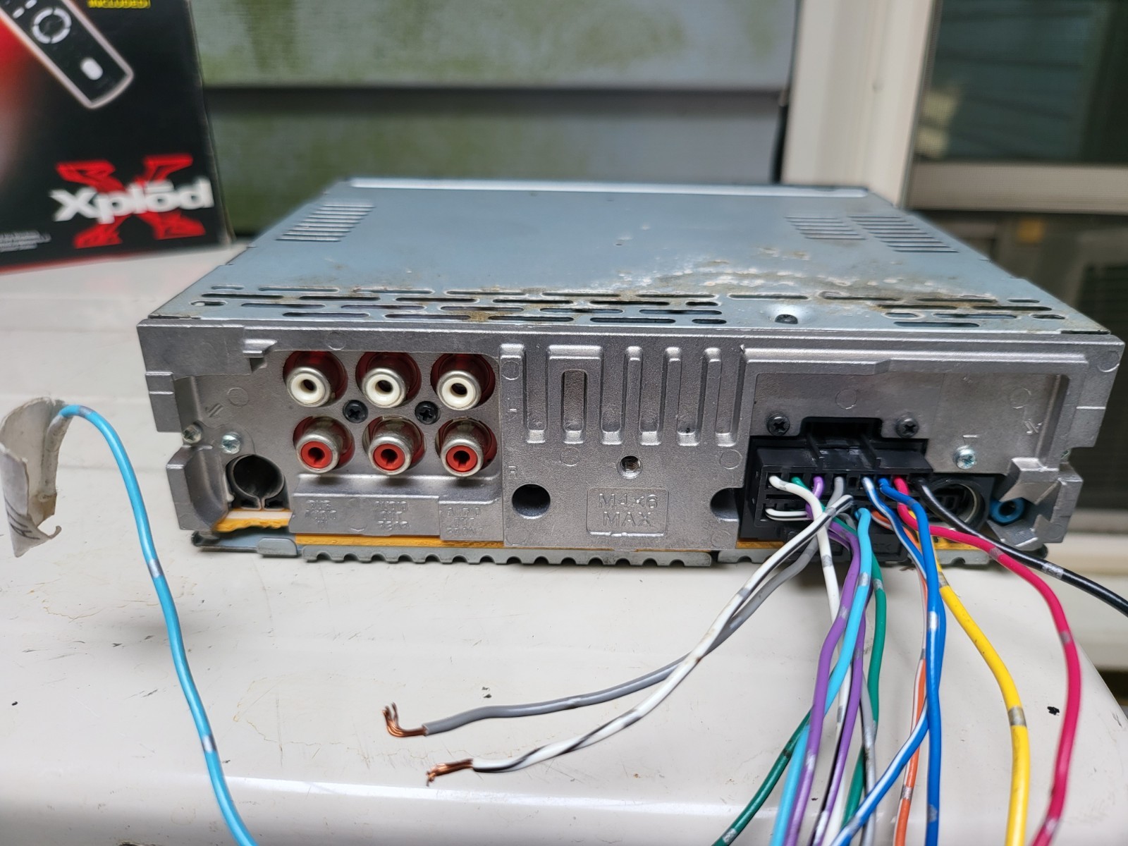 Sony XploD CDX-GT510 CD Player/MP3 In Dash Receiver Aux In Tested Vintage 😃😍😎