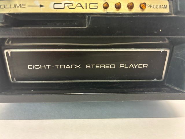 Vintage Early 70’s Craig Model 3134 8-Track Player Car Stereo Tested- Read.