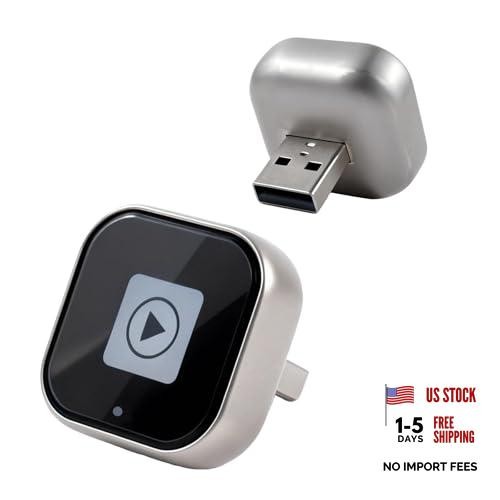 [2026 Upgrade] 2-in-1 Wireless CarPlay and Android Auto Adapter, Plug & Play,