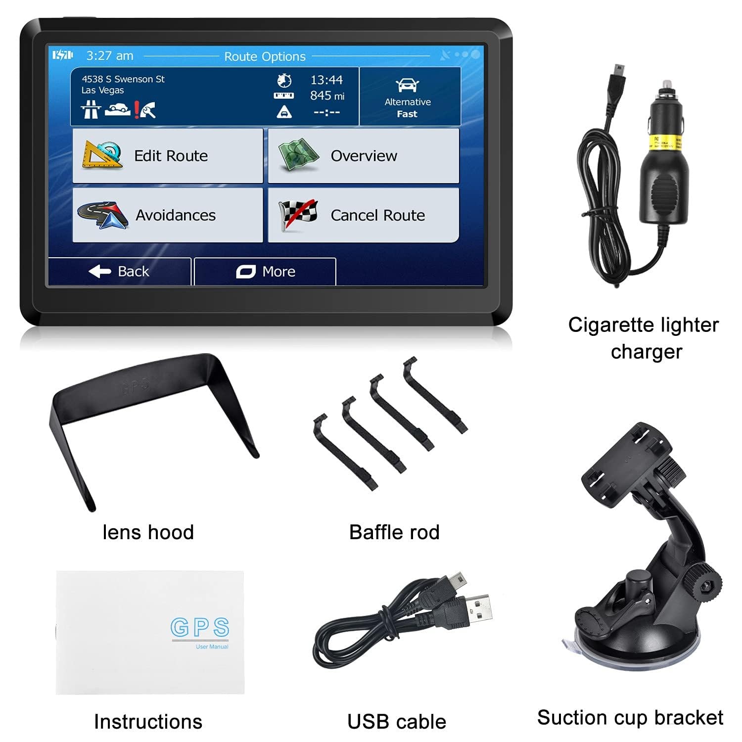 Joganve 2025 Map Car Gps Navigation Gps Navigation For Rv Car Driver Alerts