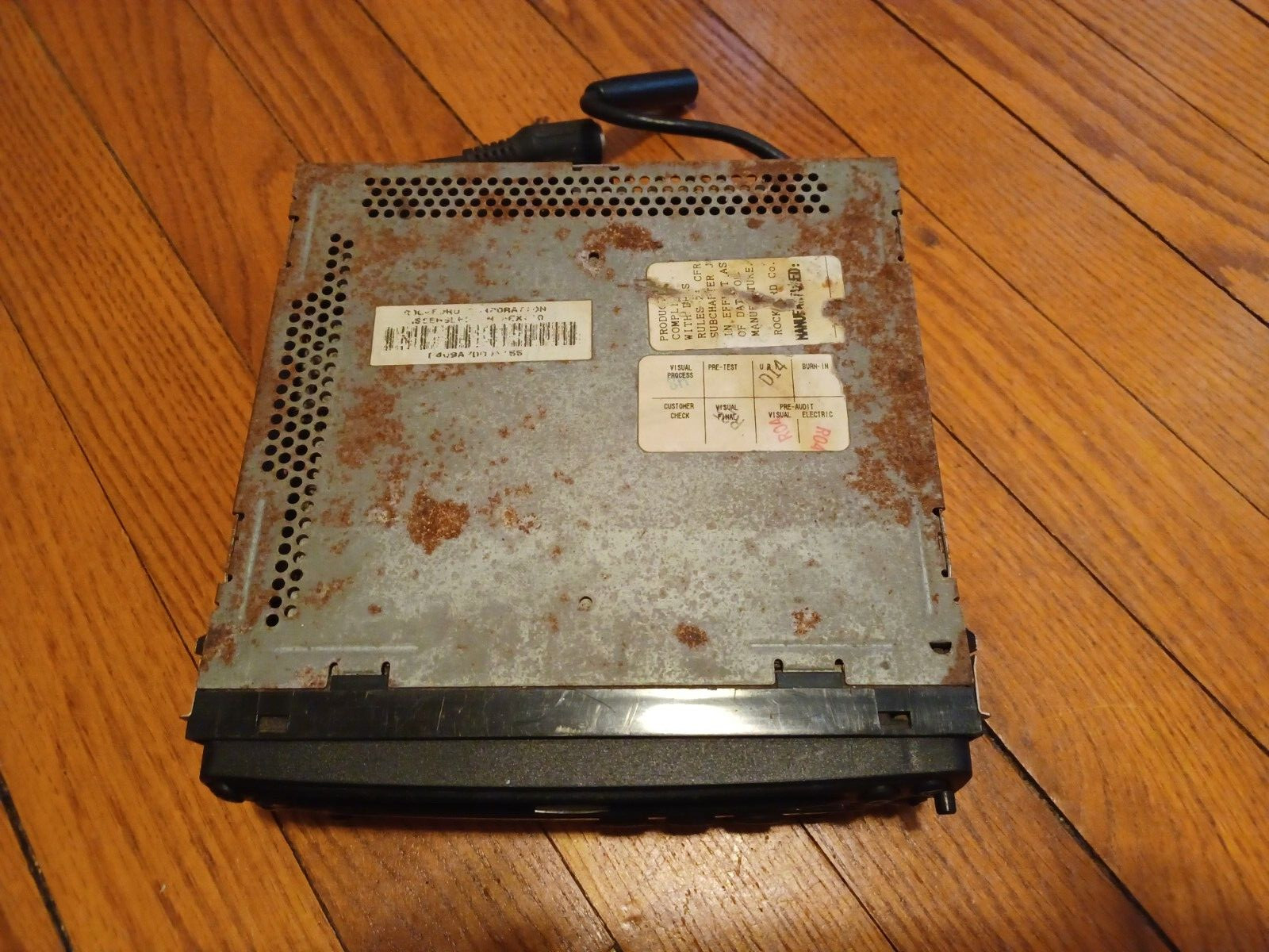 RARE OLD SCHOOL ROCKFORD FOSGATE CD PLAYER RFX-8130 – NO HARNESS PARTS OR REPAIR