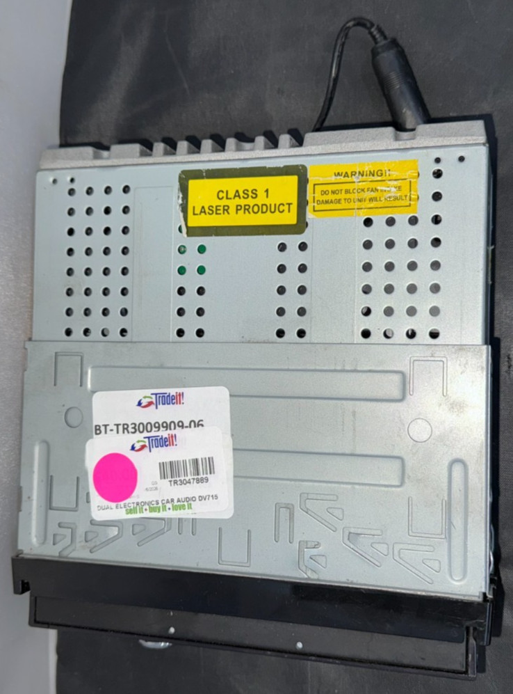 Dual In Dash Receiver DV715B (PARTS/REPAIR)