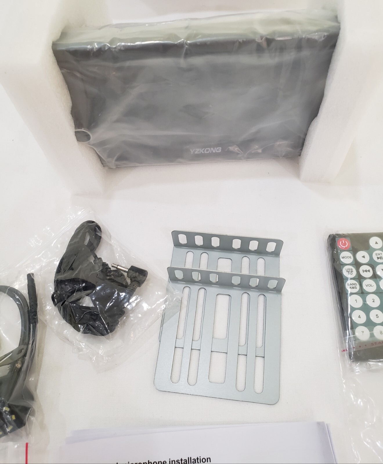 YZKONG Car MP5 PLAYER, Bluetooth, 1080P, Remote Controlled