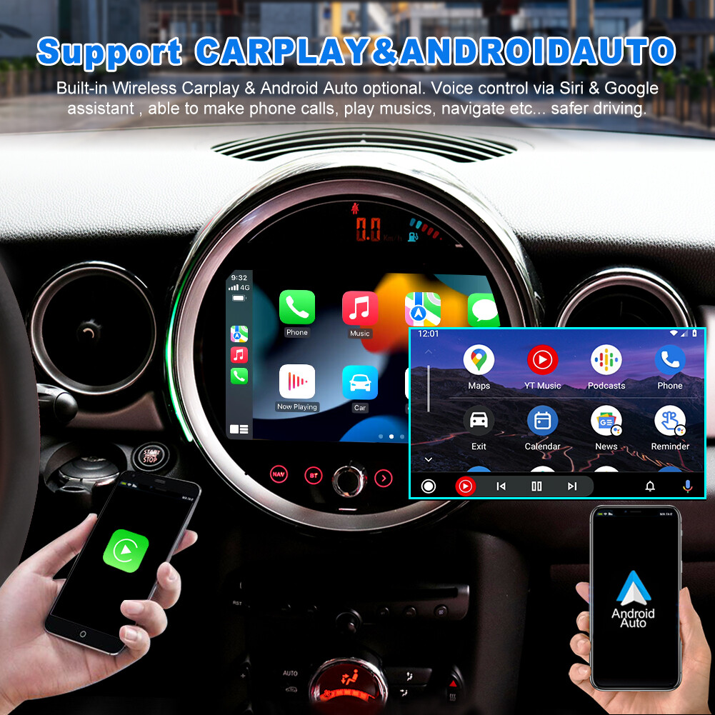 9 Inch Android System 13 Navigation Car Radio For BMW Mini Cooper F54 2017-2020