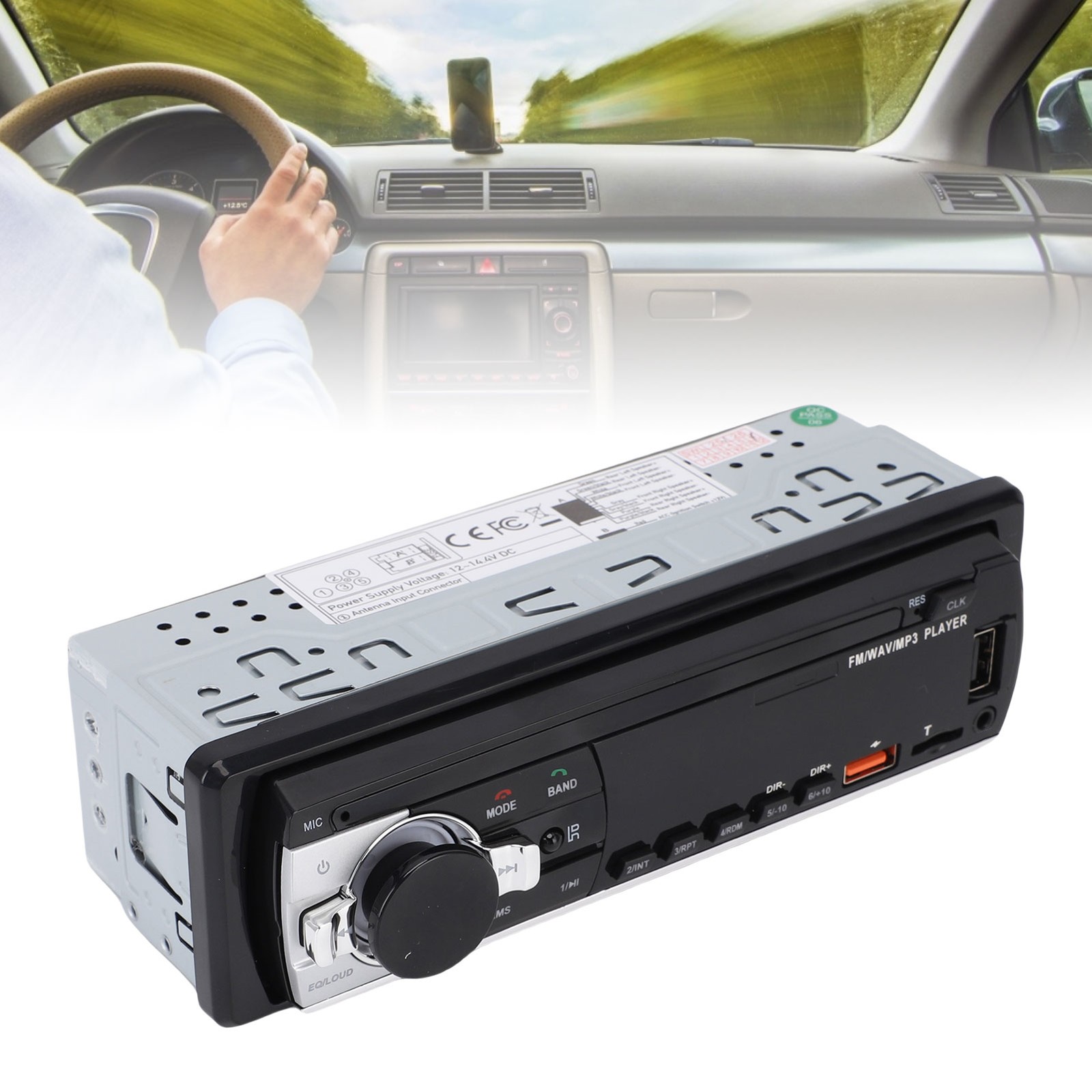 Bluetooth Car Radio Single DIN Wireless Remote Control App Control Bluetoot AVRE