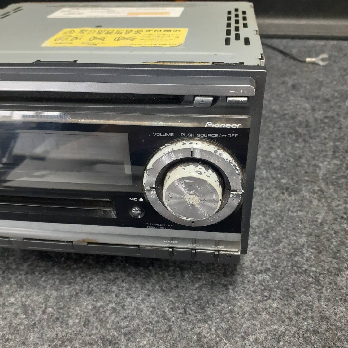 Pioneer Carrozzeria FH-P520MD 2DIN CD MD Player AUX Old Car Vintage