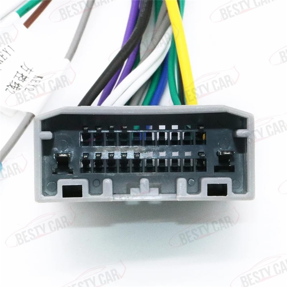 16pin Car Stereo Radio Power Retrofit Wiring Harness Adatper fits for Jeep