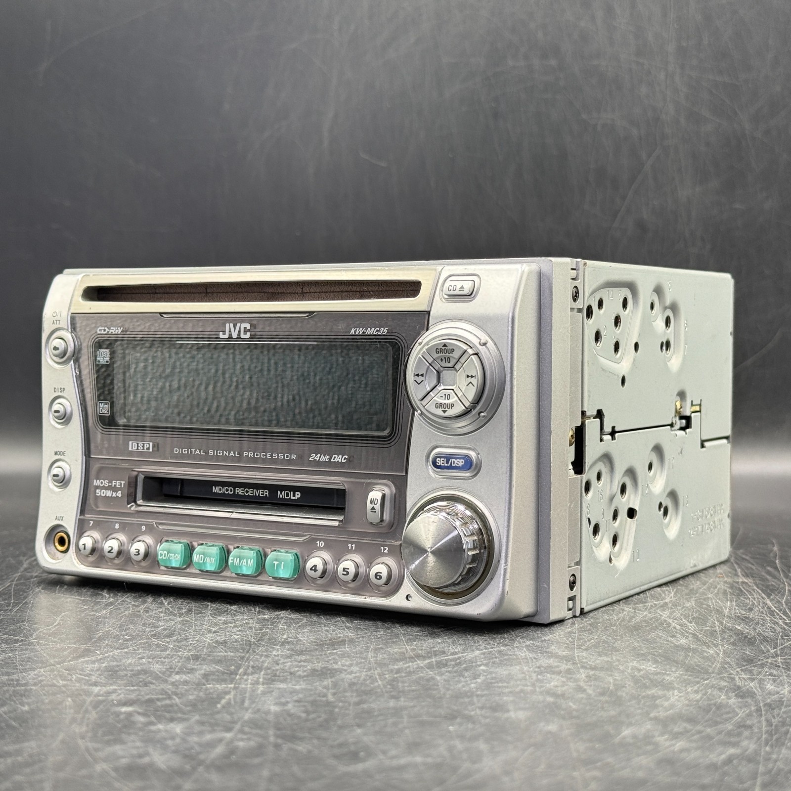 JVC KW-MC35 Car Audio 2DIN CD MD Bluetooth Ready Vintage JDM Tested In Stock