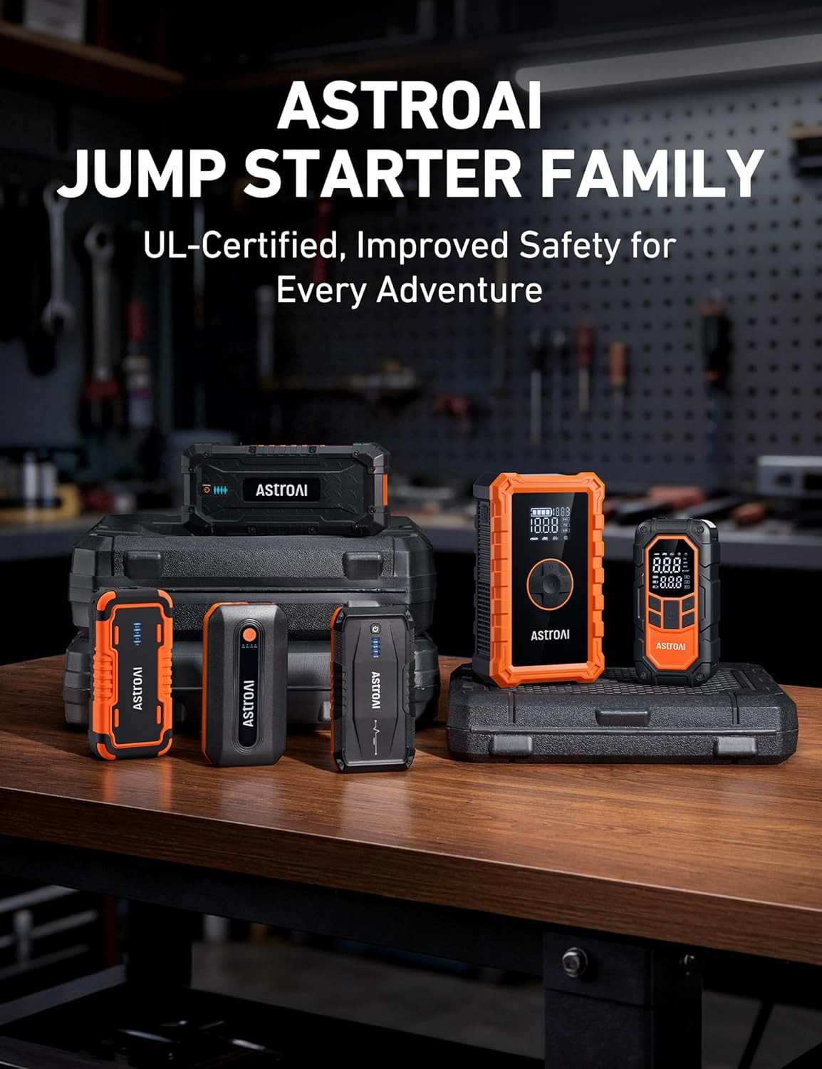 S8 Car Battery Jump Starter, Car Jumper Starter Battery Pack for up to 6.0L Gas