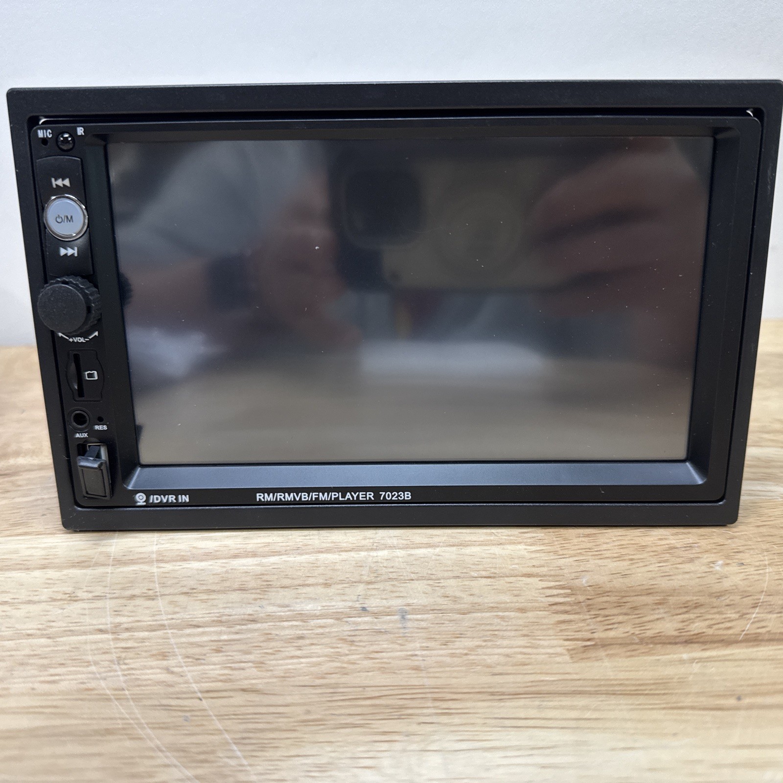 Open Box CAMECHO 7″ Double DIN Car Stereo Bluetooth Backup Camera (7023B)
