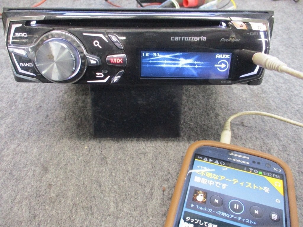 Carrozzeria Pioneer DEH-780 CD AUX Car Audio 1DIN Head Unit JDM Used Tested