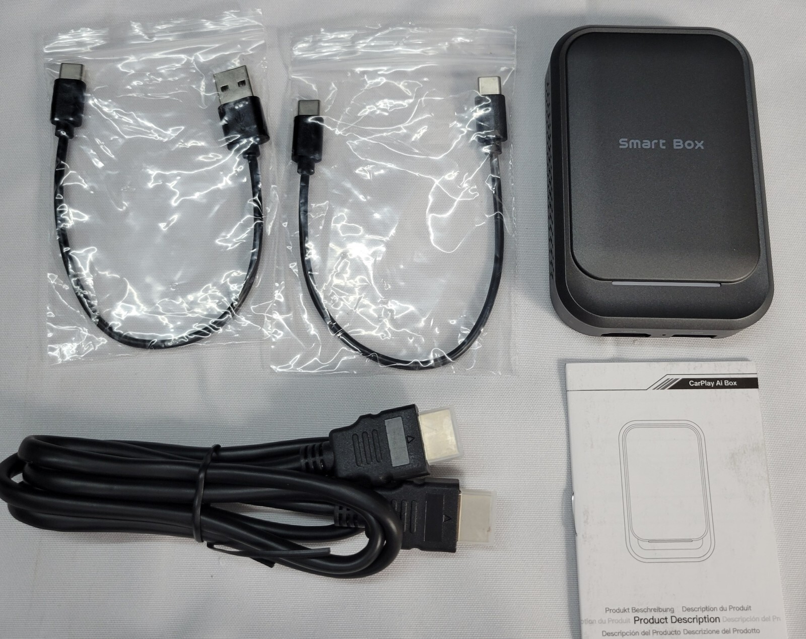 Wireless CarPlay Android AI Box Pro – Android 11, Bluetooth 5.0, 2.4/5G Wi-Fi