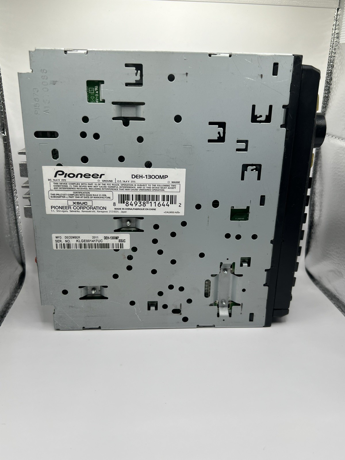 Pioneer DEH-1300MP In-Dash AM/FM Radio CD Player Aux Receiver OEM