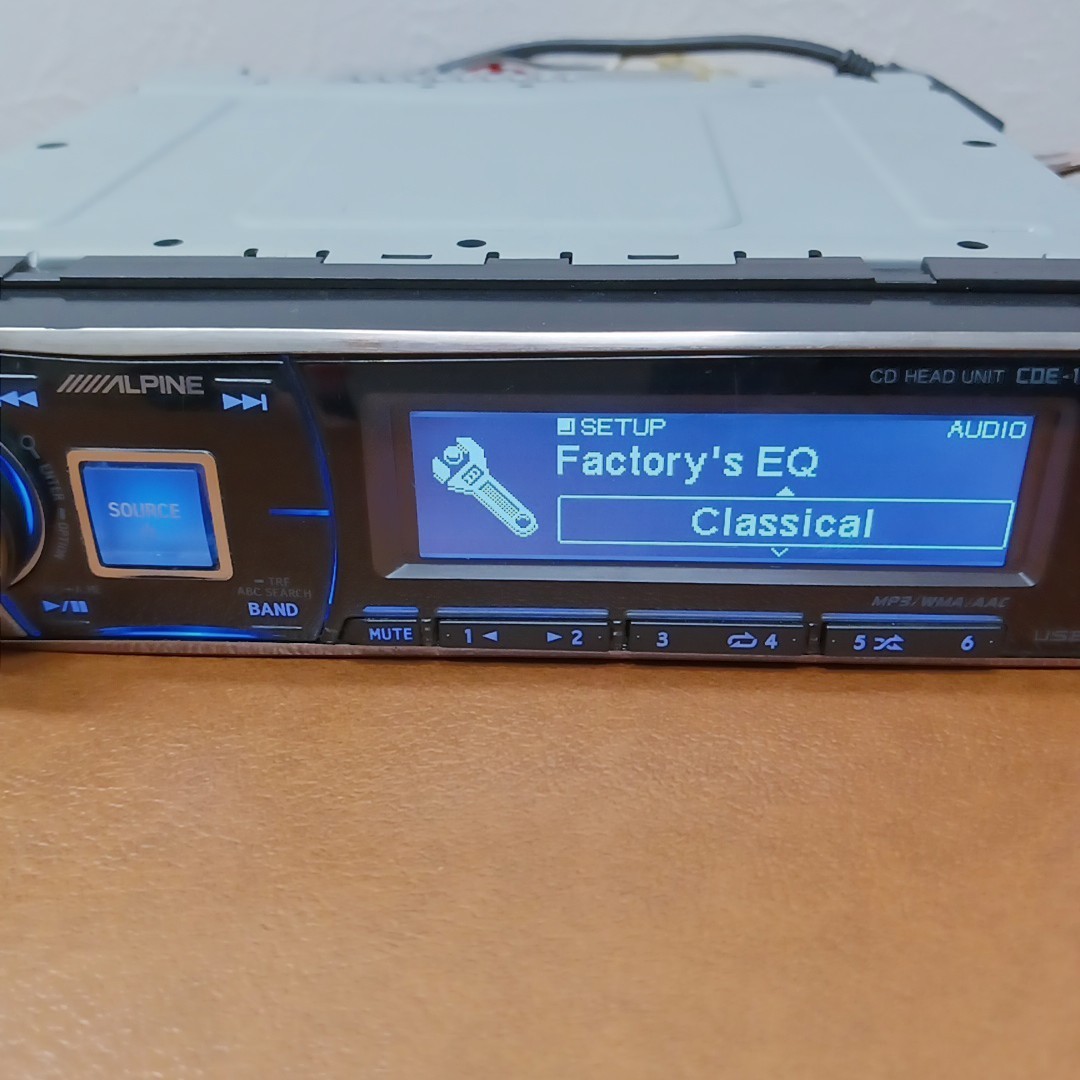 Alpine CDE-145J CD Player Car Audio – Operation Confirmed